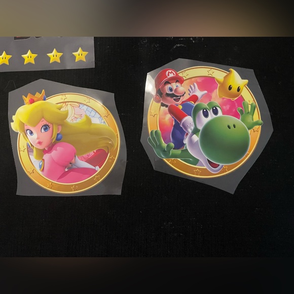 Nintendo Party Supplies Nwt Super Mario Iron On Transfer Birthday